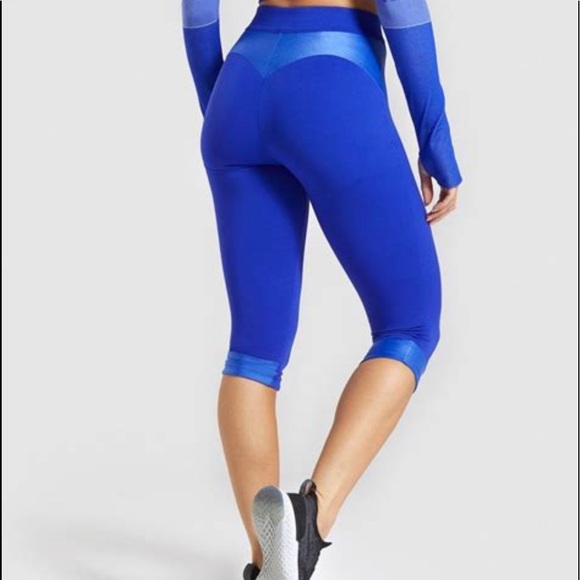 Gymshark turbo compression leggings cobalt blue size small - Picture 4 of 11